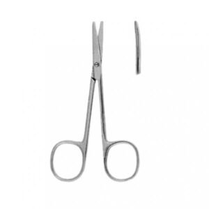 Dissecting scissors curved